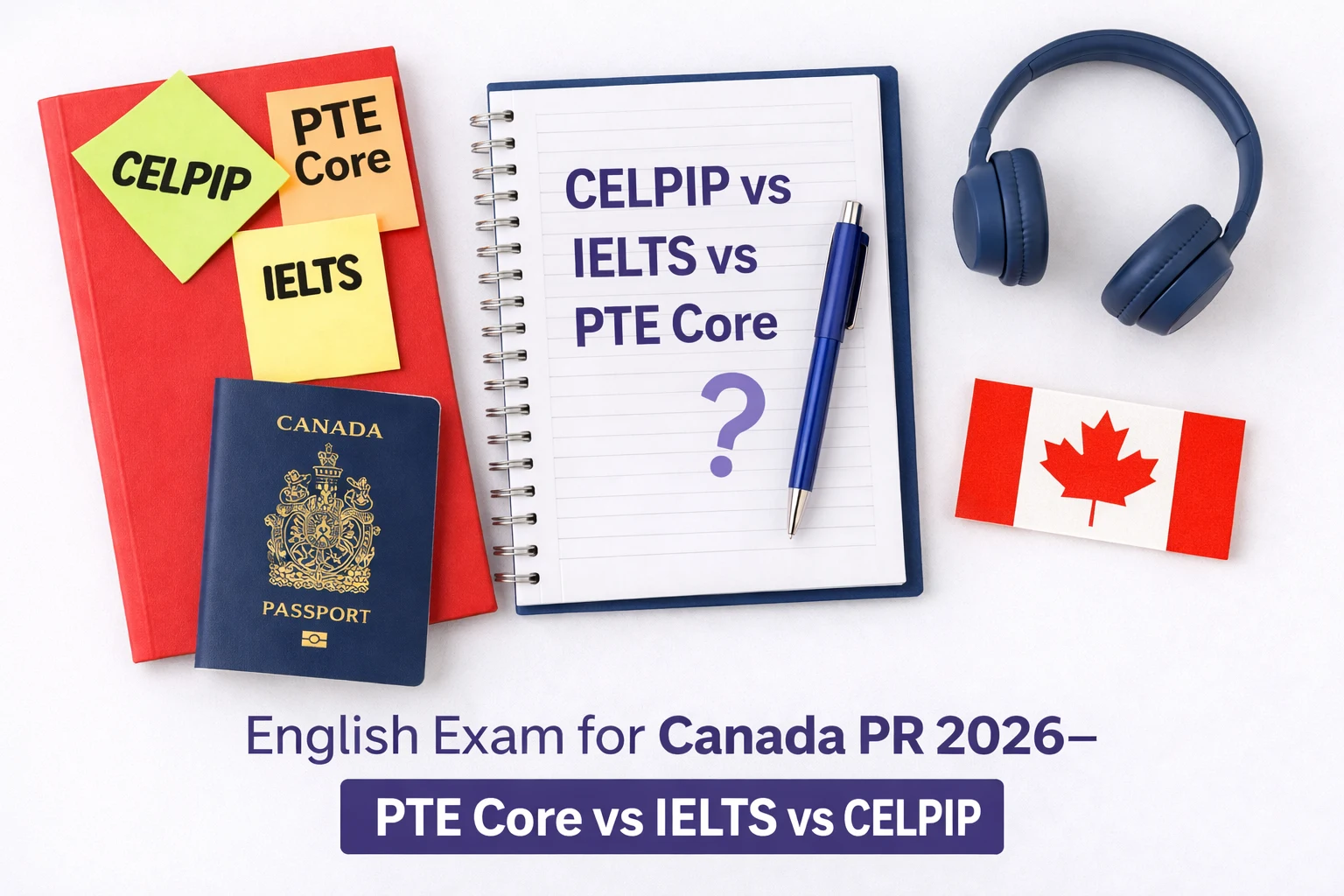 CELPIP vs IELTS vs PTE Core Comparison