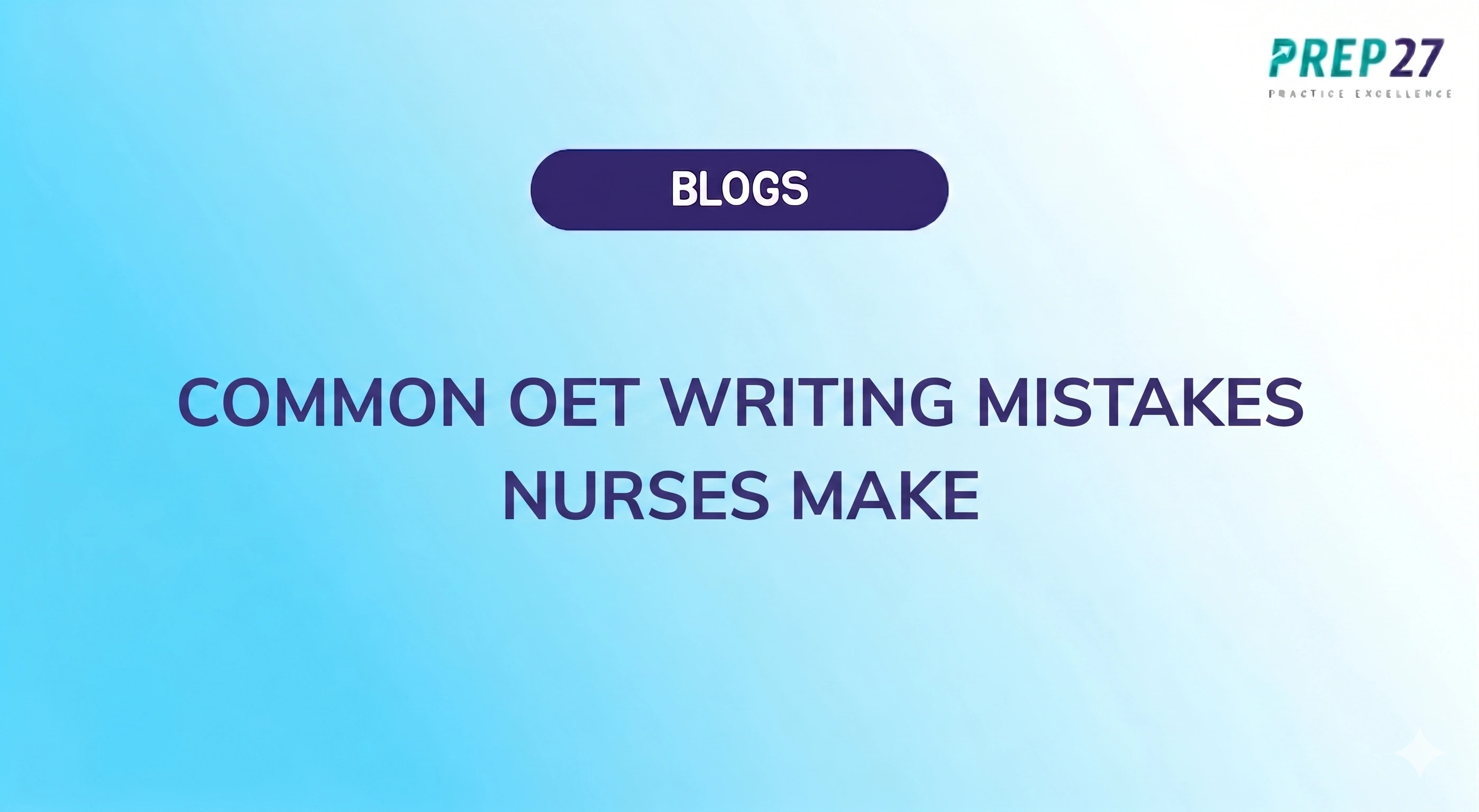 Common OET writing mistakes nurses make and how to fix them