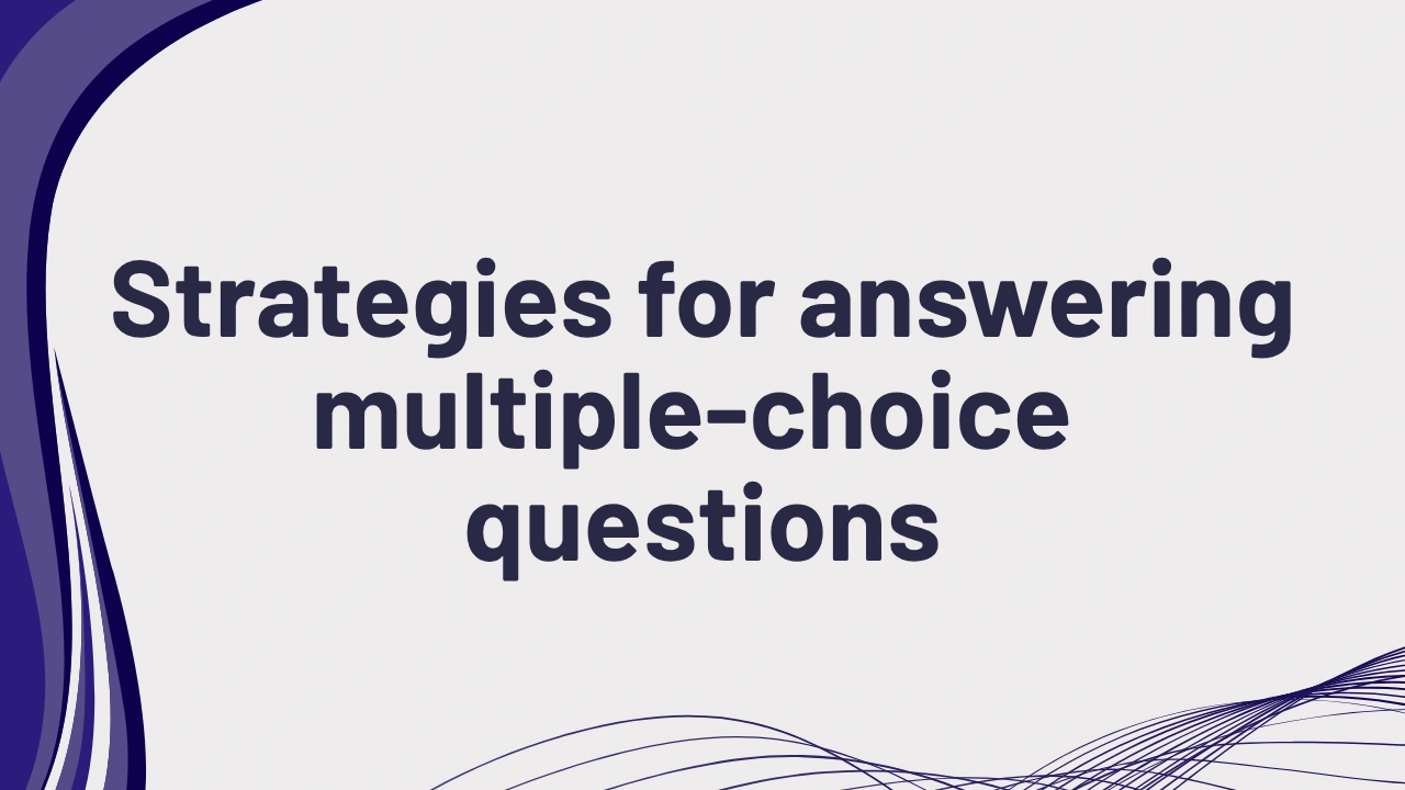 PTE listening strategies multiple-choice questions