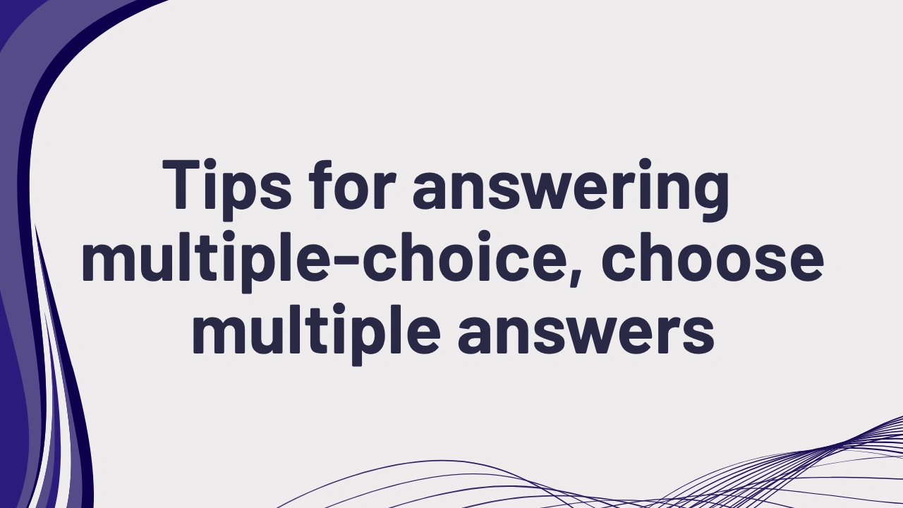 PTE Listening Multiple-Choice Multiple Answers Strategies