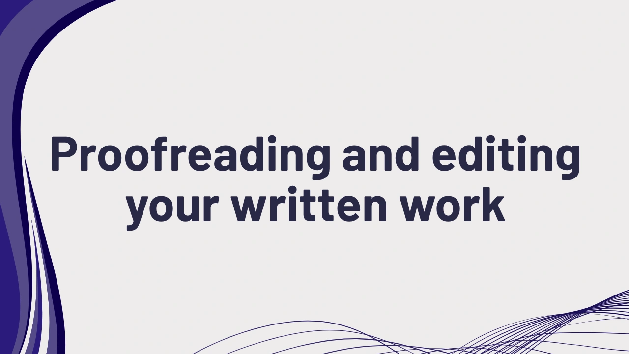PTE Writing Proofreading and Editing