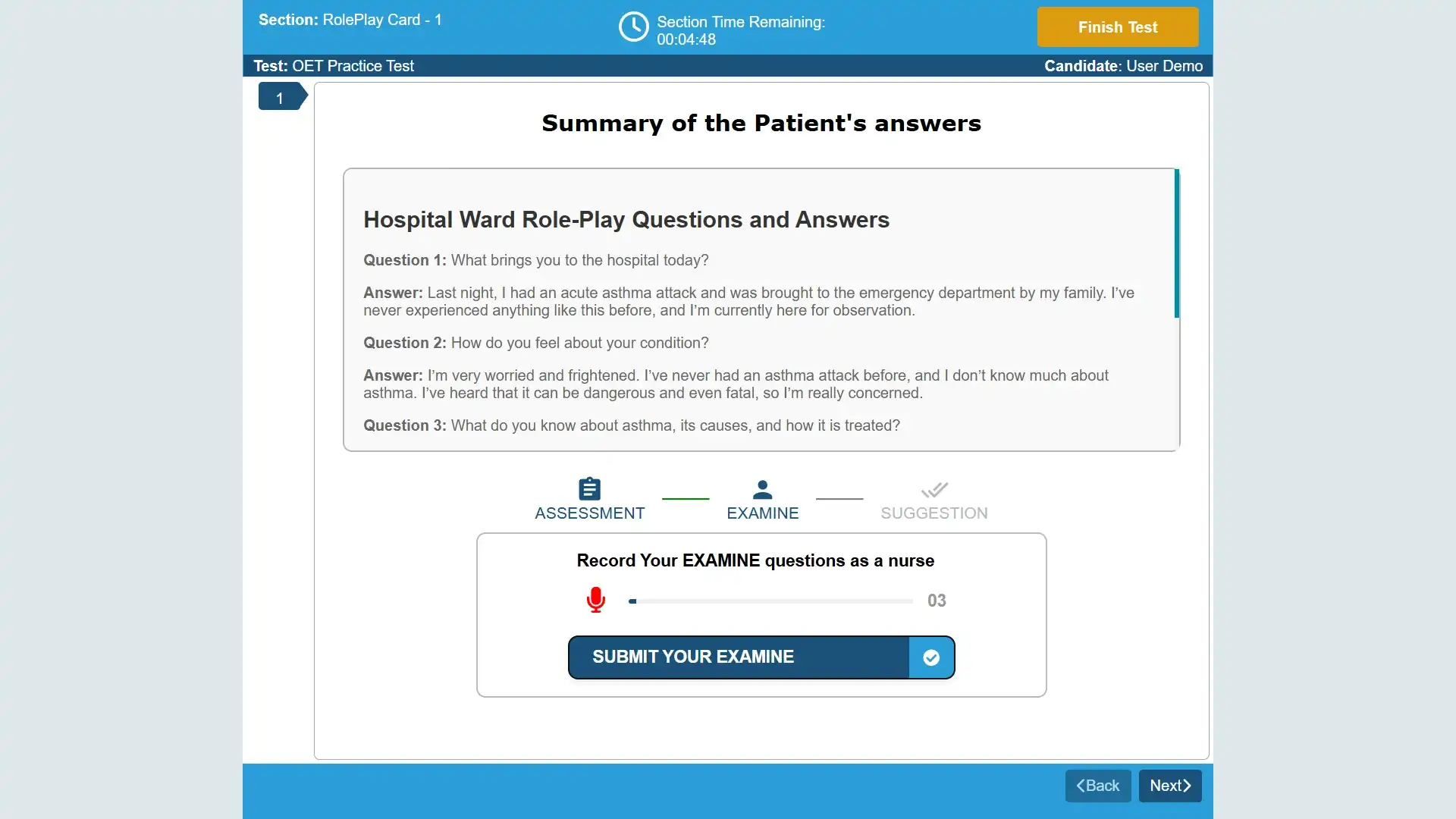 Online Practice Test